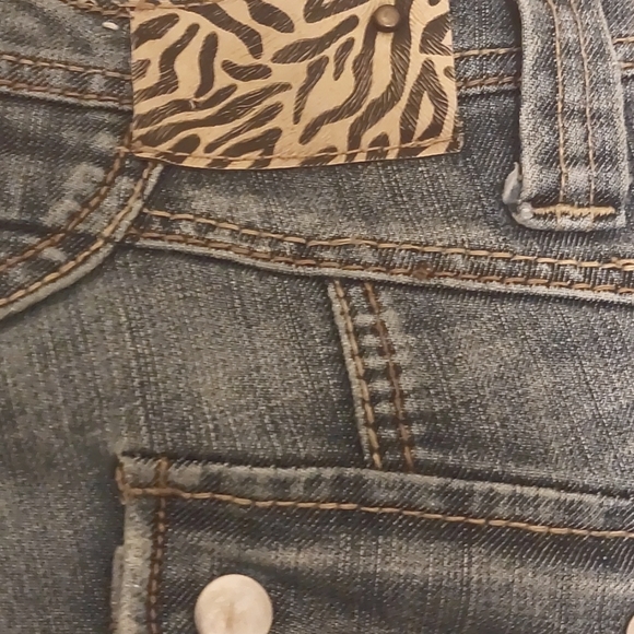 Women's XS denim cargo shorts y2k - Picture 5 of 6